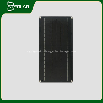 Panel flexible solar negro de 25W